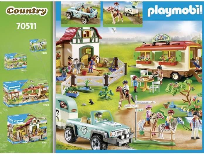 Produktbild Playmobil PKW mit Ponyanhänger (70511, Playmobil Country)