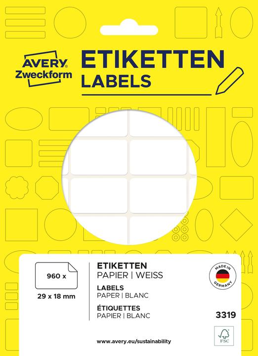 Immagine prodotto Avery Vielzweck-Etiketten