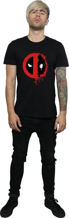 Immagine prodotto Deadpool Split Splat Logo Maglietta Uomo (S)