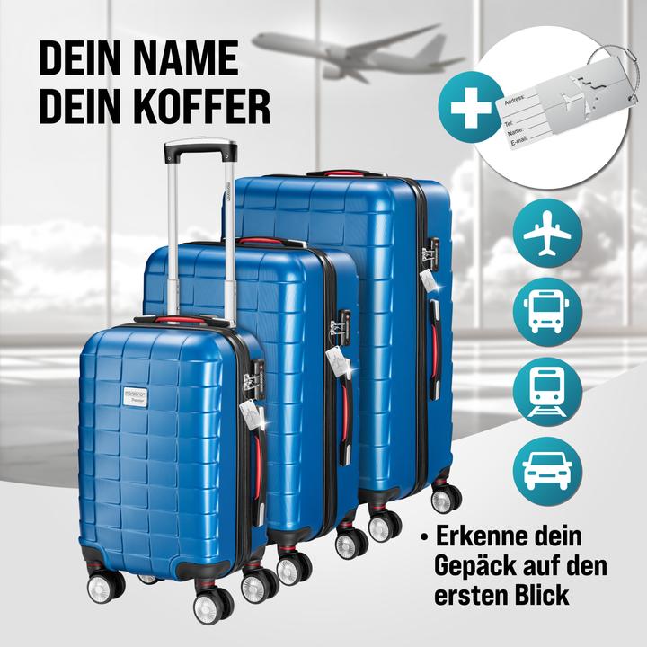 Immagine prodotto Monzana Set di 3 custodie rigide con chiusura TSA