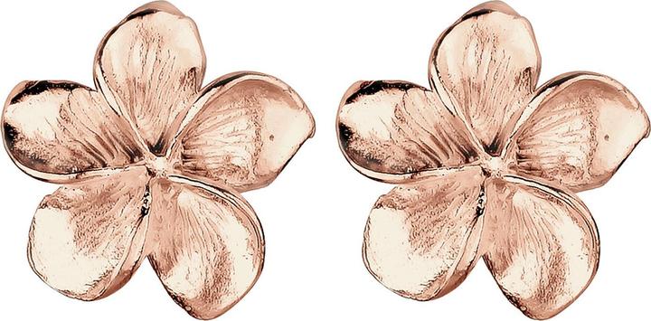 Elli Ohrringe Frangipani Blüte Blume Blüte 925 Silber (925er Sterling Silber)