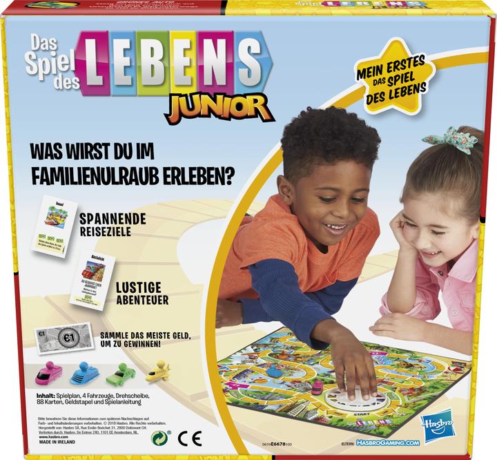 Produktbild Hasbro Gaming Spiel des Lebens Junior (Deutsch)