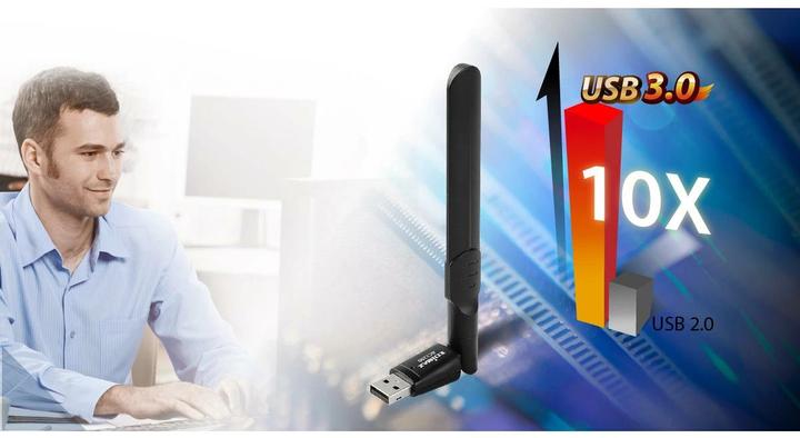 Actual product image edimax WLAN-AC USB stick EW-7822UAD, MU-MIMO (USB 3.0)