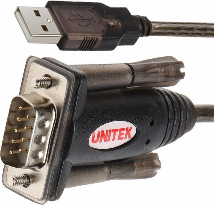 Actual product image Unitek Y-105 USB v. 1.1. RS232 Black Cable interface/adapter (1.50 m)