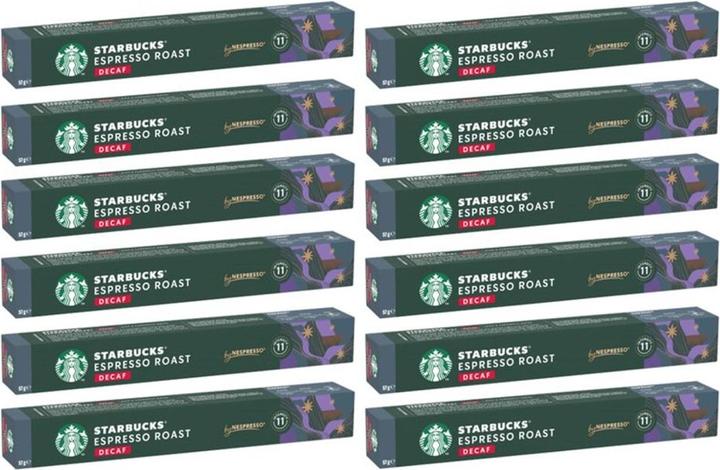 Produktbild Starbucks Kaffeekapseln Decaf Espresso Roast 12 x 10 Stück (120 x Port.)