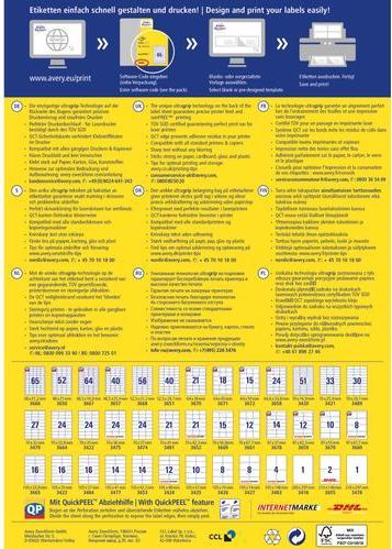 Image du produit Avery Universel