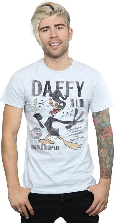 Image du produit Looney Tunes T-Shirt Concert Daffy Duck pour homme (L)