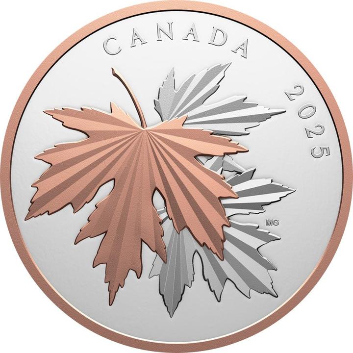 The Royal Mint Silber Gleaming Maple Leaf 10 oz PP - 2025 (1.00, 2025)