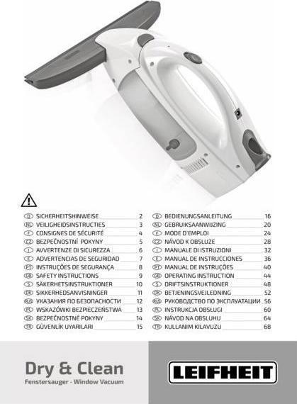 Image du produit Leifheit Aspirateur de fenêtre