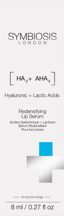Image du produit Symbiosis Acide hyaluronique + acide lactique) Sérum redensifiant pour les lèvres (8 ml)