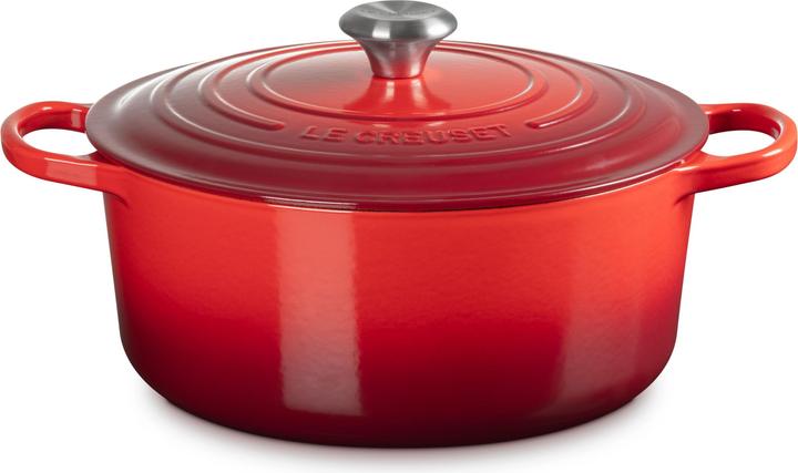 Le Creuset Signature (28 cm, Bräter + Schmortopf, Gusseisen)