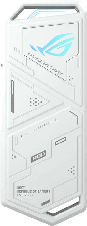 Actual product image ASUS Go USB ROG Strix Arion White M2 SSD enclosure with Aura (M.2)