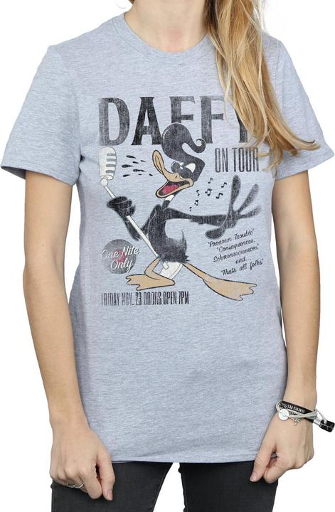 Immagine prodotto Looney Tunes Daffy Duck Concert Maglietta Ampia Donna (M)