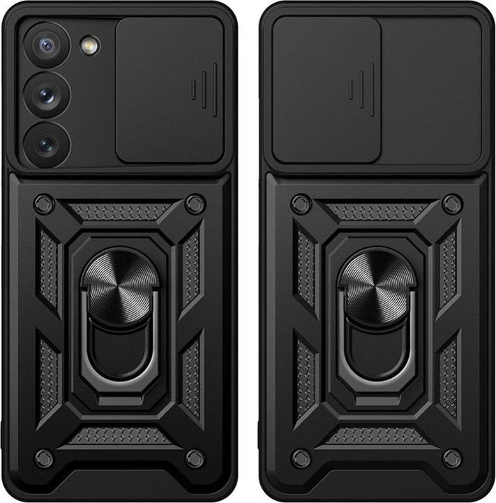 Actual product image Hurtel Hybrid Armor Camshield case for Samsung Galaxy S23+ armored case with camera cover pink (Samsung Galaxy S23+)
