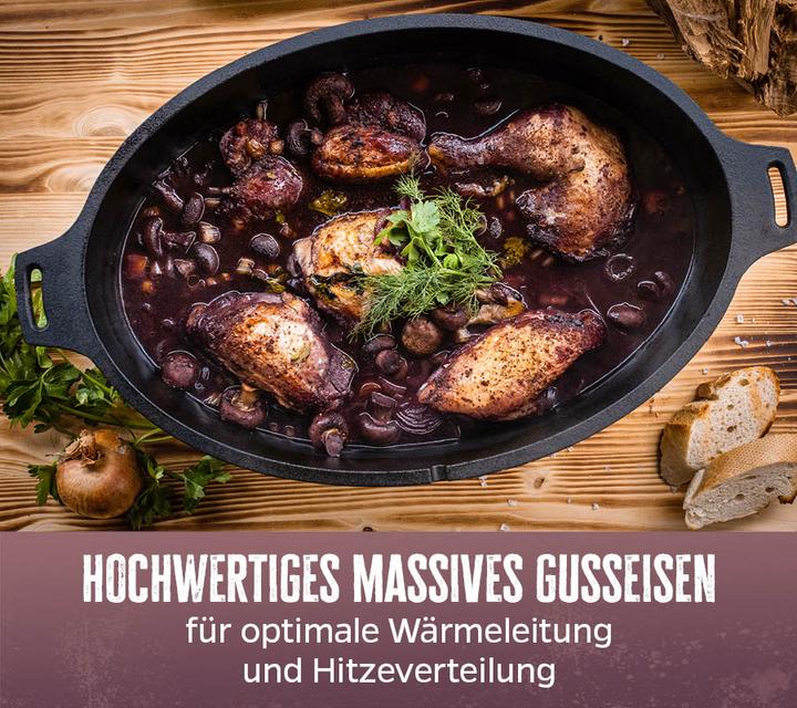 Immagine prodotto Grillfürst Forno olandese BBQ Edition DO 6,5 piatto/ovale per Weber Spirit, Weber Genesis, Broil King Si