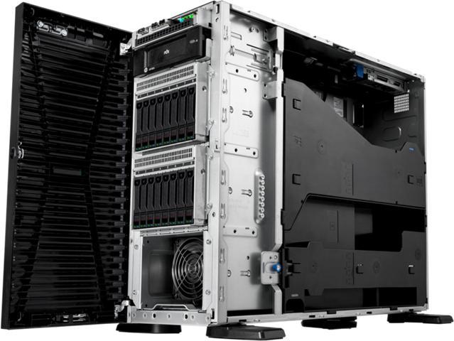 Actual product image HPE ProLiant ML110 Gen11 Tower Xeon-S 4510 12-Core 2.4GHz 2x32GB-R 8xSFF Hot Plug 2x480GB SSD MR408i (Intel Xeon Silver 4510, 64 GB, Tower Server)
