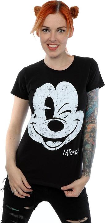 Produktbild Disney Mickey Mouse Distressed Face TShirt (M)