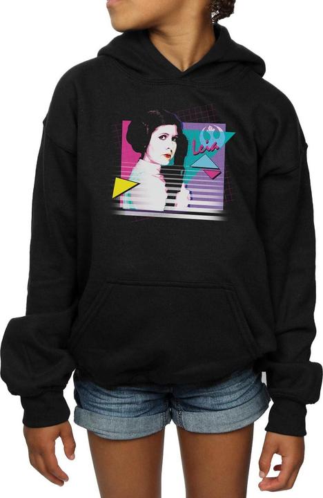 Produktbild Star Wars Princess Leia Neon Kapuzenpullover Mädchen (152, 158)