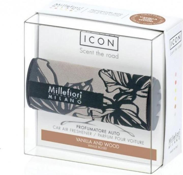Immagine prodotto Millefiori Icona Vaniglia e Legno Rinfrescante Tessuti Auto - 50 g