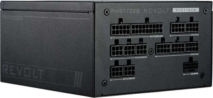 Actual product image Phanteks Revolt 1200W Platinum, ATX 3.0, PCIe 5.0, fully modular - 1200 Watt, black (1200 W)