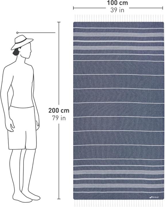 Immagine prodotto Fit-Flip Asciugamano Hamam (200 x 100 cm)