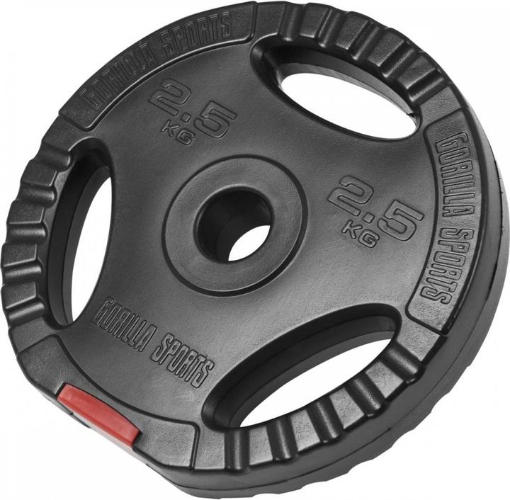 Image du produit Gorilla Sports Plaques de poids (1 x 2,5 kg)