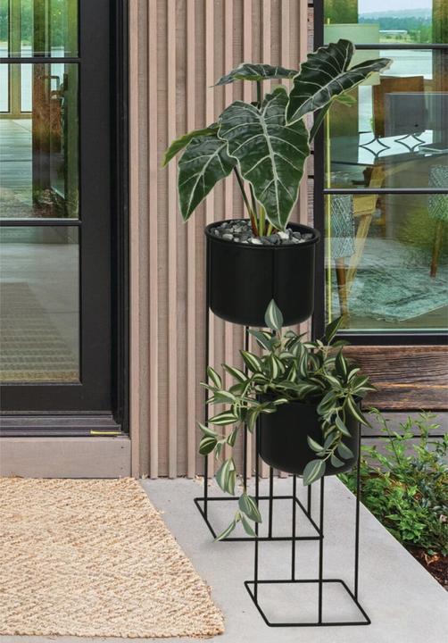 Produktbild Casativo BlumentopfstÃ¤nder aus Metall, 2er-Set