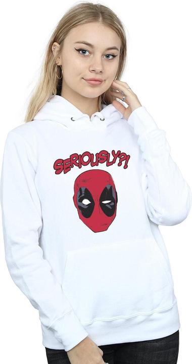 Immagine prodotto Deadpool Seriously Felpa con Cappuccio Donna (XL)