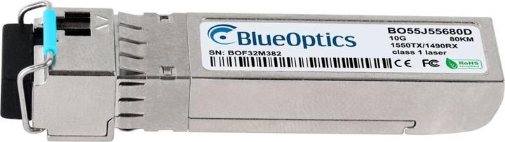 Actual product image BlueOptics Calix 100-01971-BX80-D Compatible SFP+ BO55J55680D