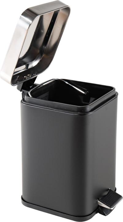 Actual product image HTI-Living Pedal bin square Jannik 3 litre black silver (3 l)