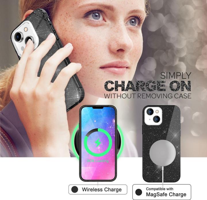 Actual product image Nalia Glitter cover (Apple iPhone 14 Plus)