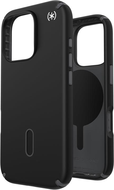 Actual product image speck Presidio2 Pro + ClickLock Apple iPhone 16 Pro Black - with Microban (Apple iPhone 16 Pro)