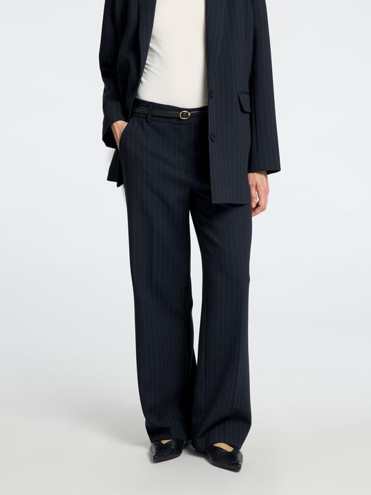 Immagine prodotto Selected Femme Pantaloni gessati a gamba larga (46)