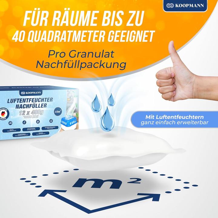 Produktbild Koopmann Luftentfeuchter Granulat Nachfüllpack (40 m²)
