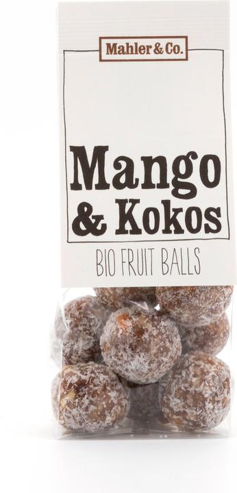 Actual product image Mahler & Co. Mango & Coconut Fruit Balls