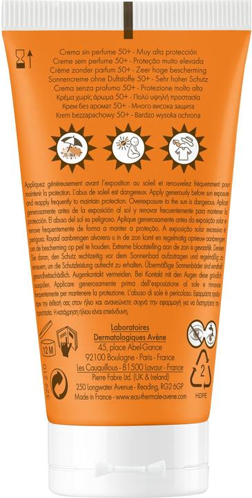 Produktbild Avène Sonnencreme ohne Duftstoffe (Sonnencreme, SPF 50, 50 ml, 67 g)