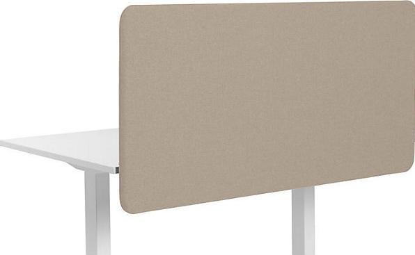 Immagine prodotto kaiserkraft Divisorio fonoassorbente da scrivania Softline Salsa, sporge sotto il piano