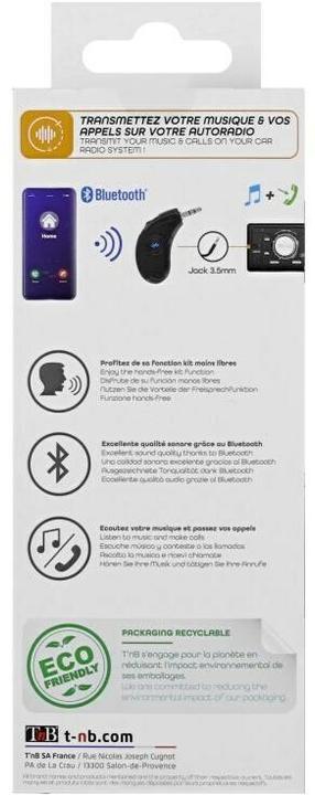 Actual product image T'nB Bluetooth receiver with 3.5 mm Aux connection (Receiver)