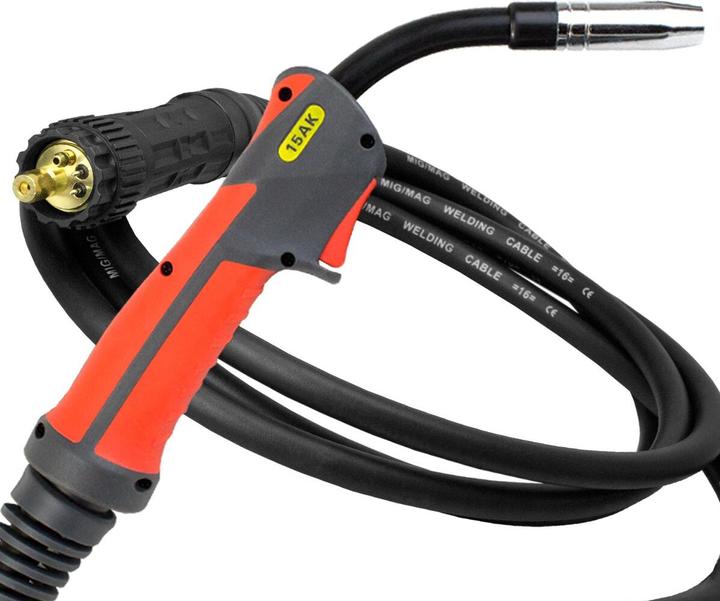 Image du produit Stahlwerk Torche de soudage MIG MAG AK15/MB15 Ensemble de flexibles 5m Raccord central européen