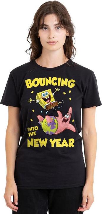 Produktbild Spongebob Squarepants Bouncing Into The New Year TShirt (XXL)