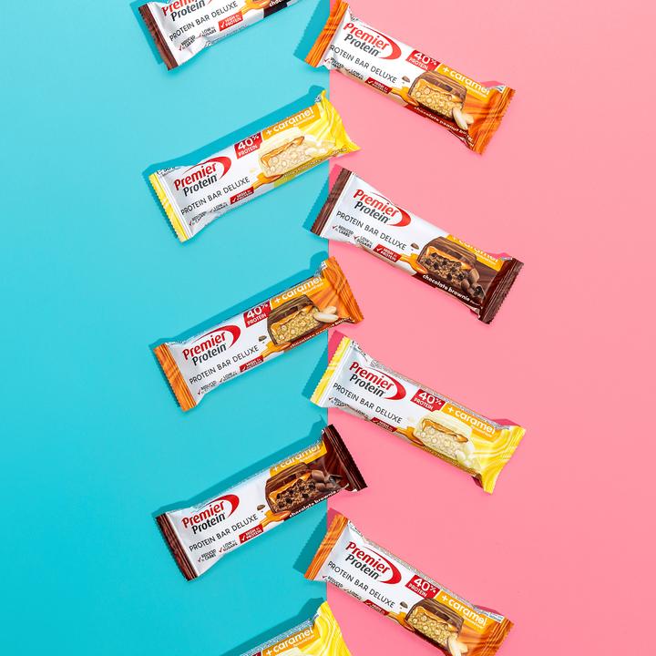 Actual product image Premier Protein Deluxe (Chocolate, Groundnut, 15 pcs., 750 g)
