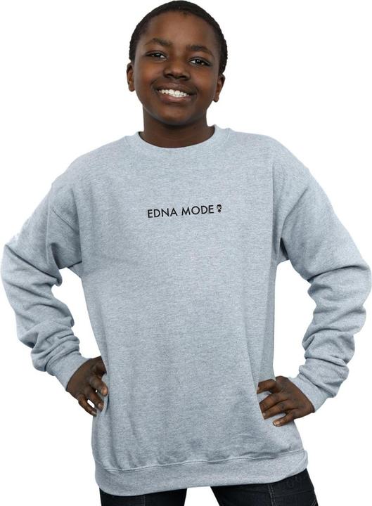 Actual product image Disney Boys The Incredibles Edna Mode Sweatshirt (116)
