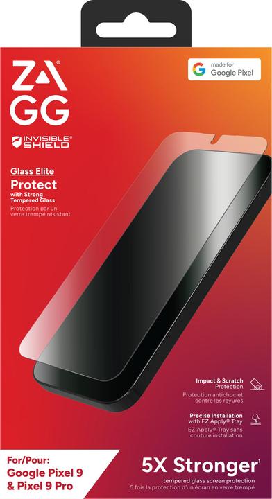Image du produit Zagg InvisibleShield Protection d'écran en verre trempé pour Google Pixel 9/9 Pro (1 pièce(s), Google Pixel 9, Google Pixel 9 Pro Fold)