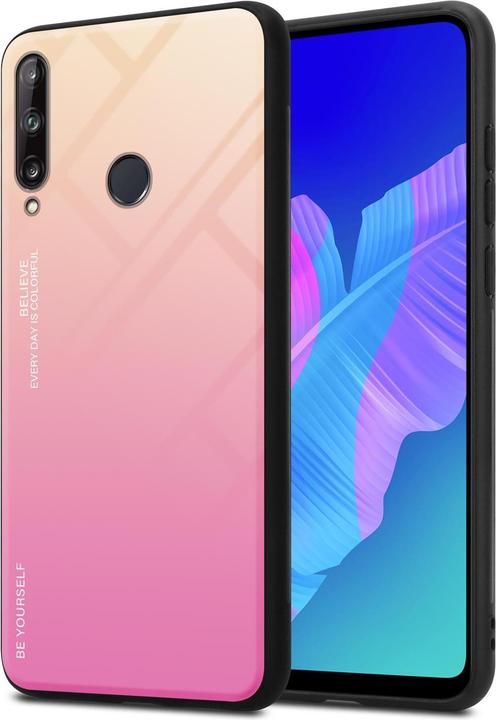 Produktbild Cadorabo TPU 2 Farben Glas Cover (Huawei P40 Lite E)