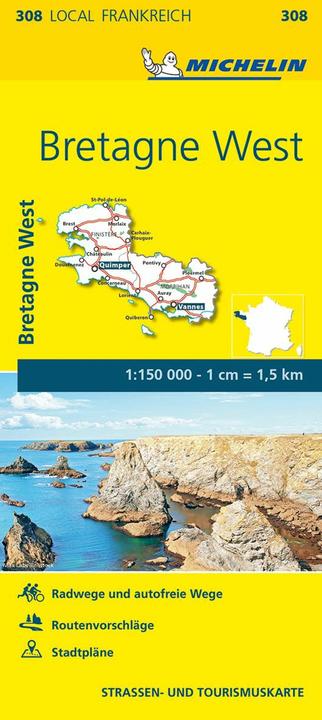 Produktbild Michelin Karte Bretagne West