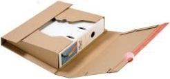 Actual product image Colompac Folder shipping box, brown, for A4 folders with spine width 35 to 80 mm, sturdy corrugated cardboard (A4, 80 mm, 20 Piece)