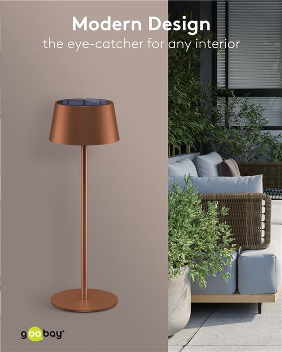 Actual product image Goobay Cordless LED table lamp (150 lm)