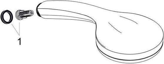 Immagine prodotto hansgrohe HG doccetta CROMA 100 MONO DN 15 cromo (1 Tipi di raggi, 16 l/min)