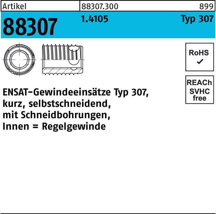 Actual product image Ensat Threaded insert