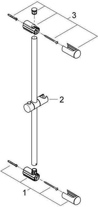 Immagine prodotto Grohe Asta doccia EUPHORIA 600mm chr